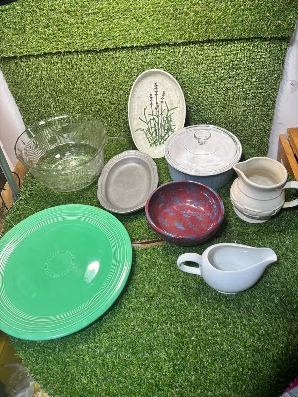 Bakeware and Pottery Set Corning Ware Longaberger Salt Marsh Pottery 8pc